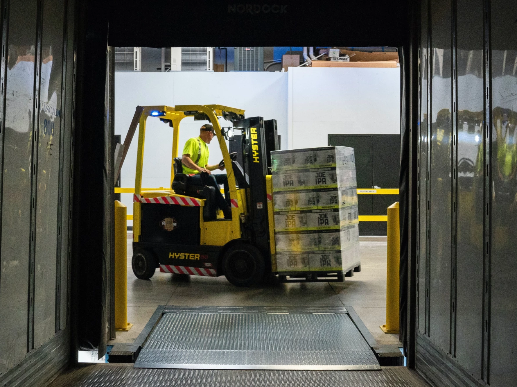 Chargement des camions