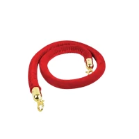Cordon LISSE velours rouge L150               - Miniature 1