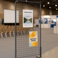 Grille d'exposition modulable H200x100cm      - Miniature 2