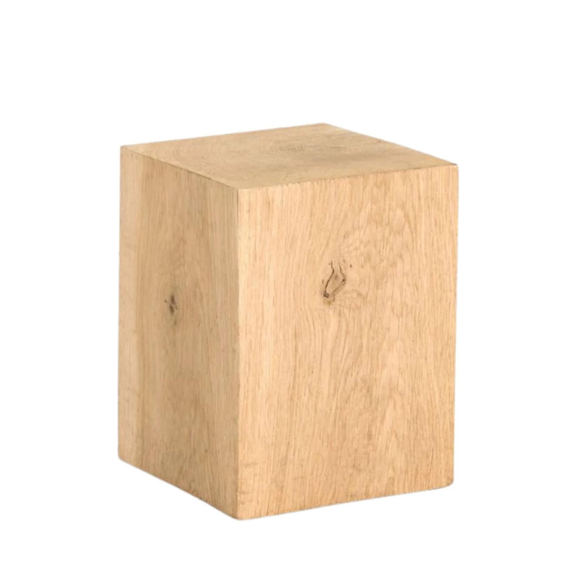 Support CUBE Chêne PM 10x10xh10