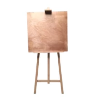 Chevalet en bois+ panneau 75x75 - Miniature 1