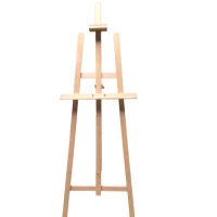 Chevalet en bois+ panneau 75x75 - Miniature 3