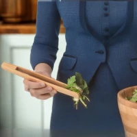 Pince de Service BAMBOU 24cm                  - Miniature 2